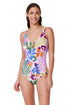 Profile by Gottex Costa Del Sol V-Neck One Piece multi